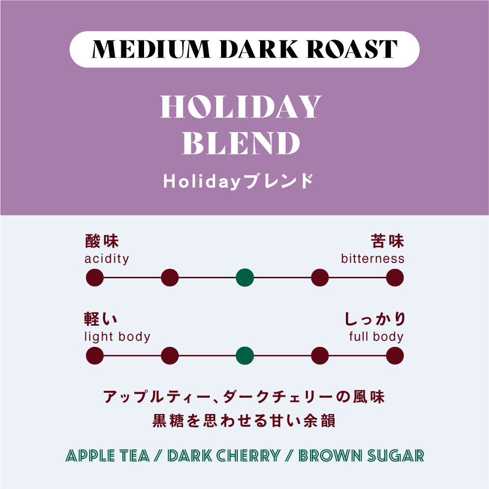 【中深煎り】Holidayブレンド 2026