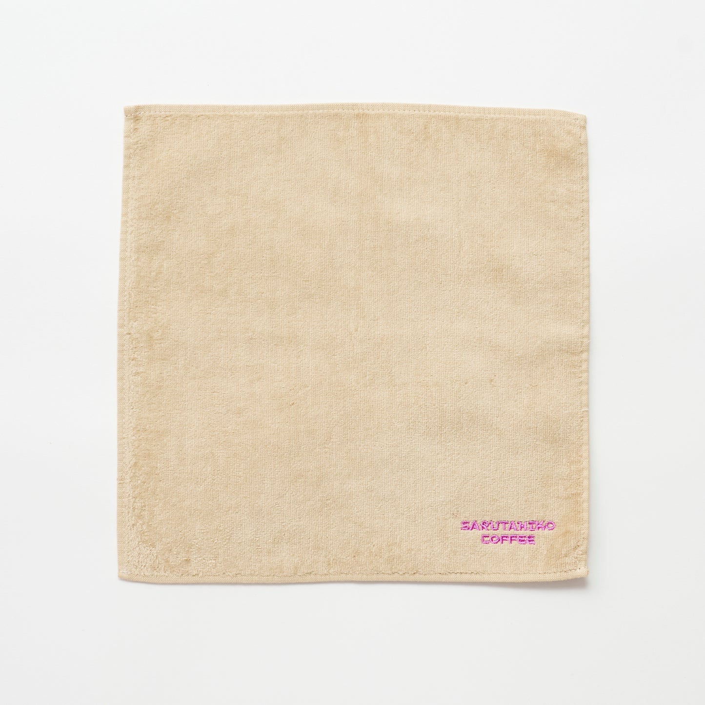 珈琲で染めたハンドタオル(パープル)