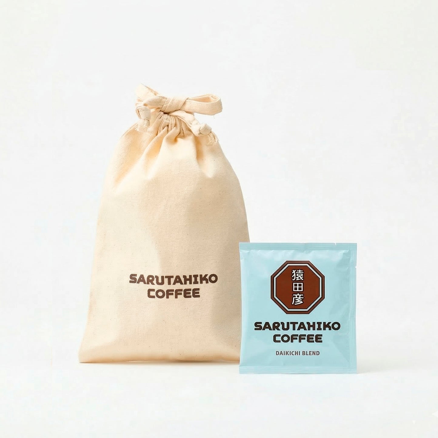 [The recipient can choose the flavor] Mini drawstring bag set