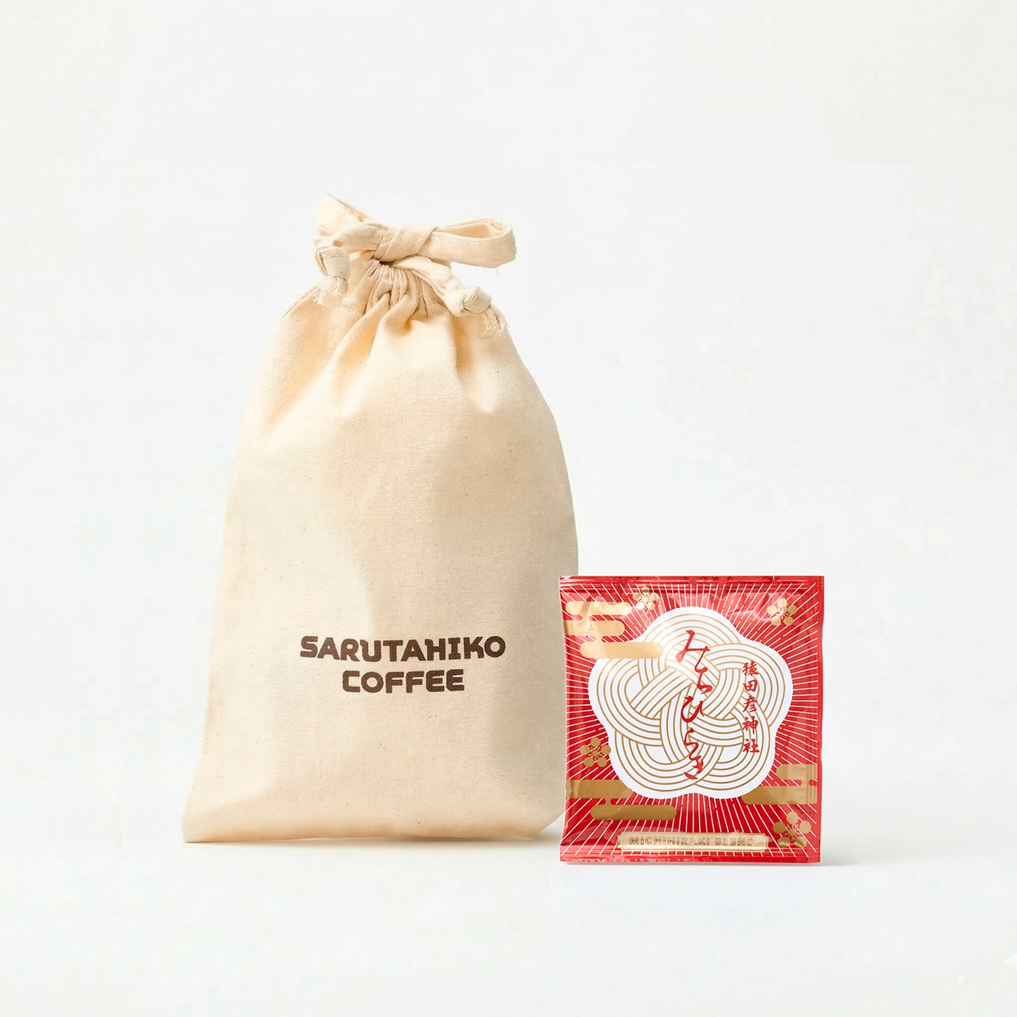 [The recipient can choose the flavor] Mini drawstring bag set