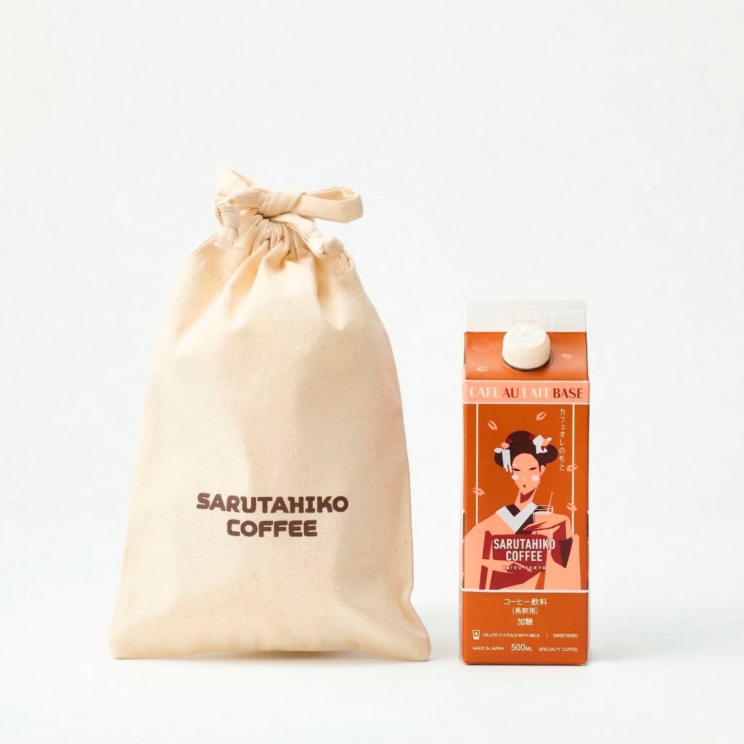 [The recipient can choose the flavor] Mini drawstring bag set