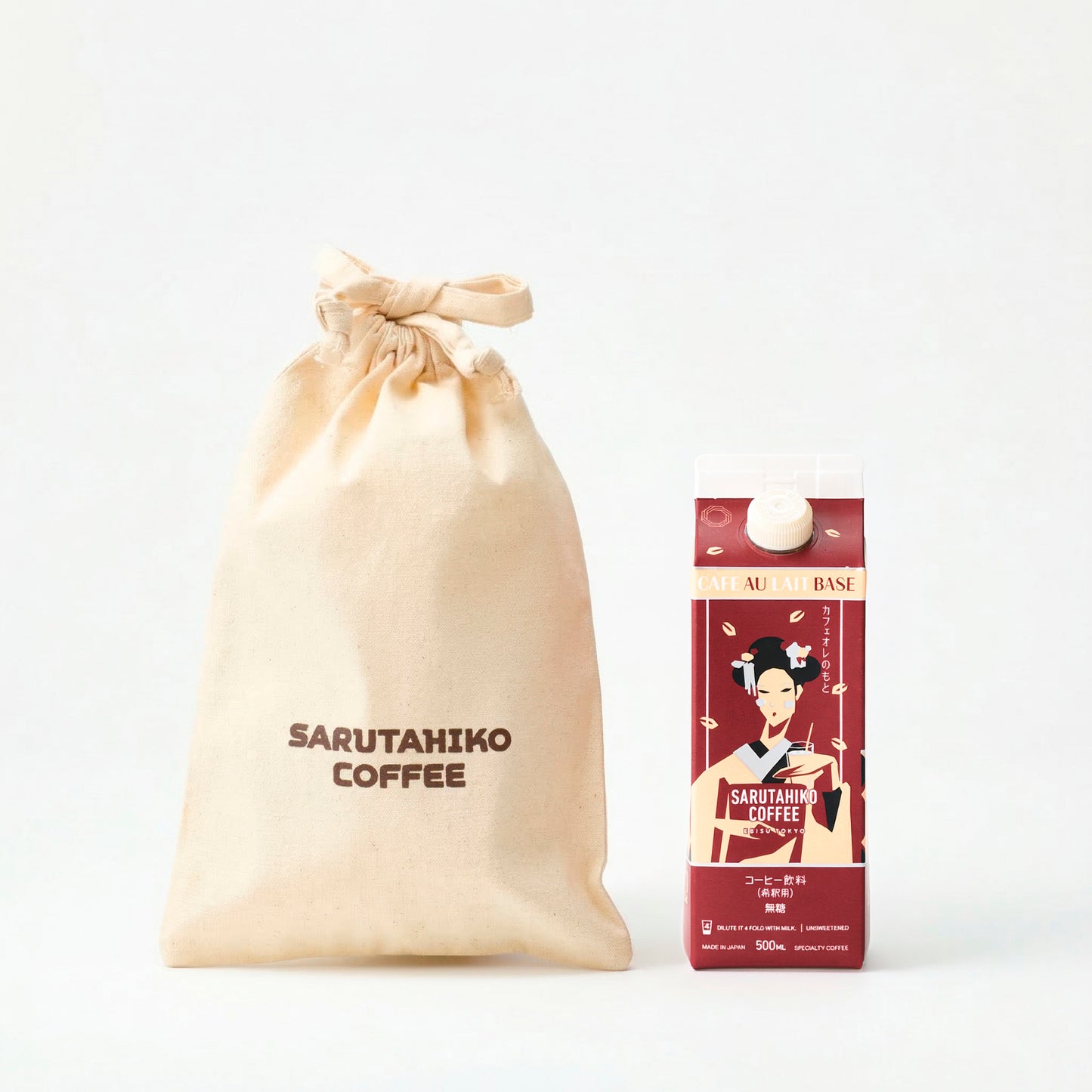[The recipient can choose the flavor] Mini drawstring bag set