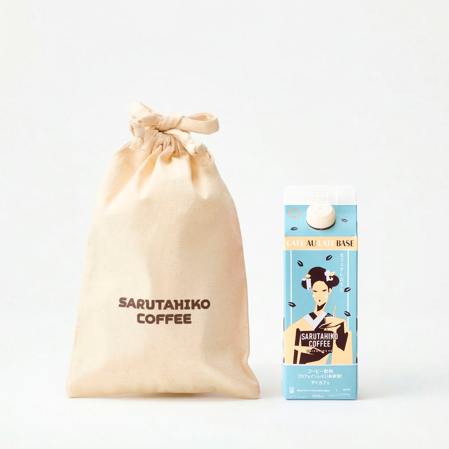 [The recipient can choose the flavor] Mini drawstring bag set