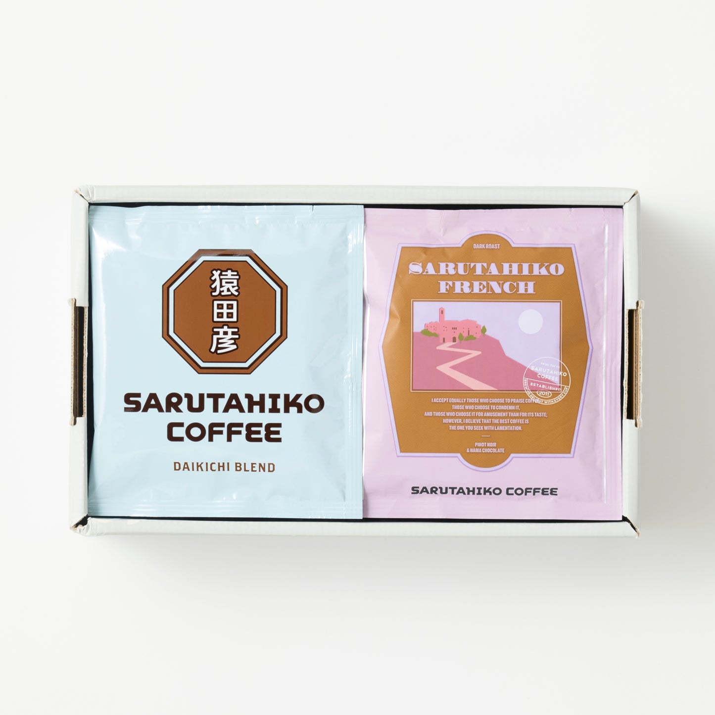 Drip bag gift that lets the recipient choose their own flavor