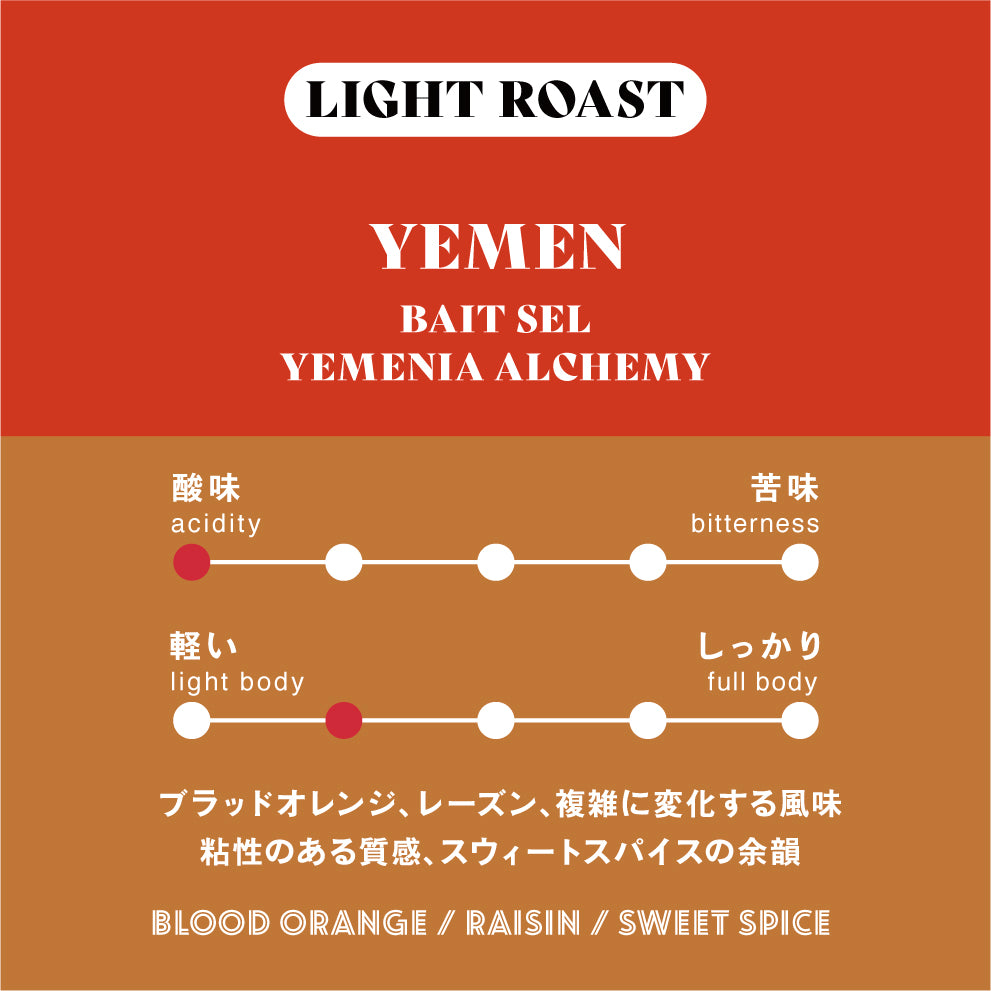 Photo of 【浅煎り】イエメン∕ Bait Sel Yemenia Alchemy
