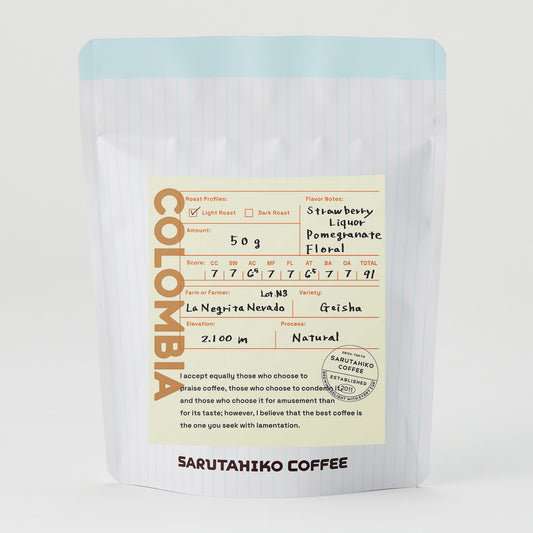 [Light roast] Colombia La Negrita Nevado Geisha Natural LOTN3