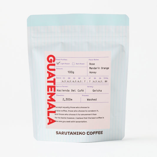 【浅煎り】グアテマラ ∕ Hacienda Del Café Geisha Washed 2025COE#4