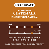 【深煎り】バレルエイジド   グアテマラ／San Cristobal Natural