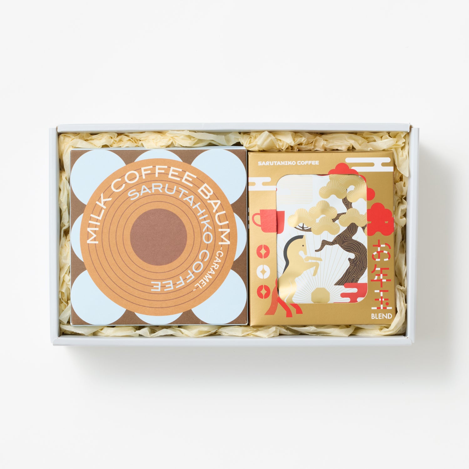 <12/20より順次発送>お年賀ギフト【お年玉ブレンド・ミルクコーヒーバウム】