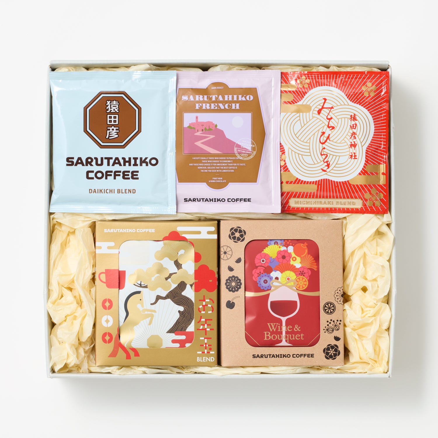 お年賀ギフト【季節のドリップバッグ5種の詰め合わせ】