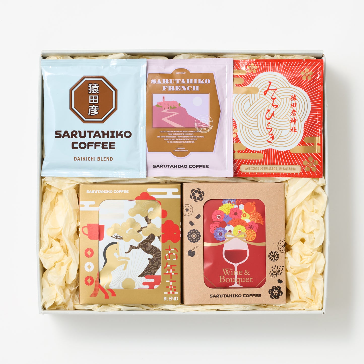 お年賀ギフト【季節のドリップバッグ5種の詰め合わせ】