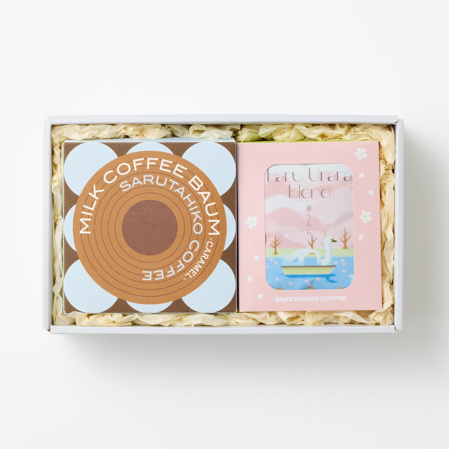 季節のドリップバッグとミルクコーヒーバウムのセット【春うららブレンド】