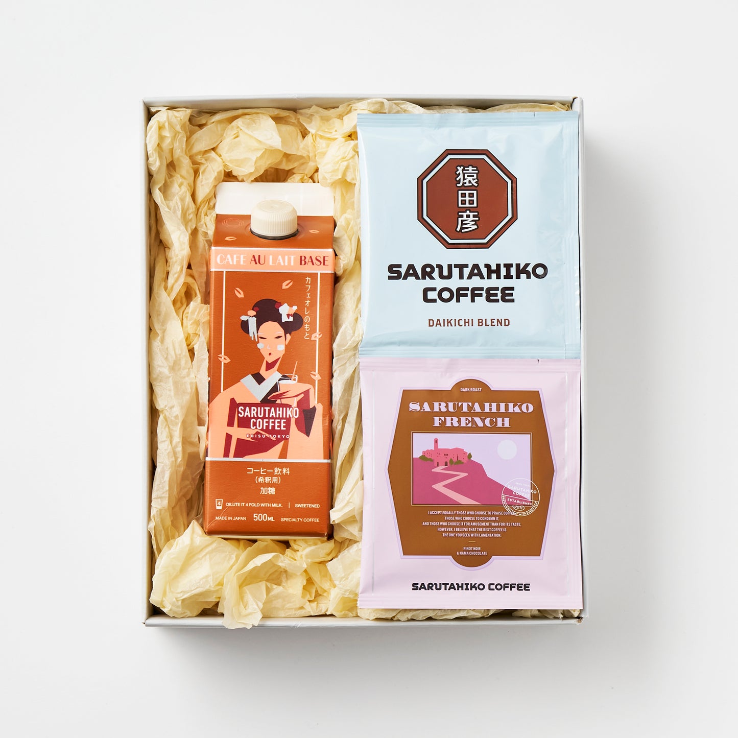 [Recipient can choose their own flavor] Cafe au Lait Mix & Drip Bag Gift