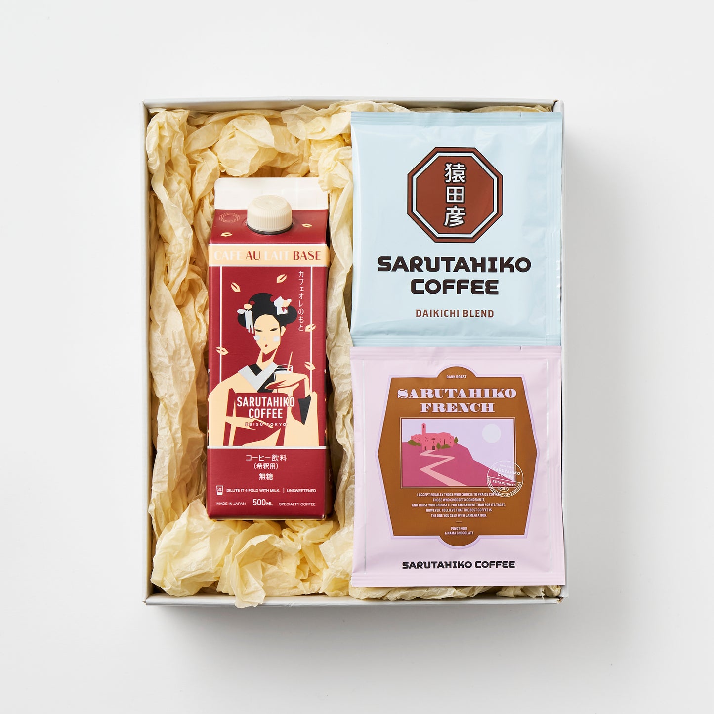 [Recipient can choose their own flavor] Cafe au Lait Mix & Drip Bag Gift