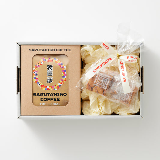 Lightly roasted standard gift [The floral drip bag and almond florentine (5 pieces)]