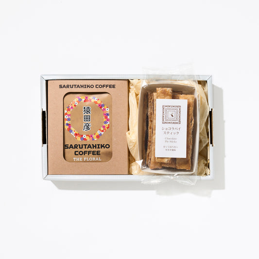 Lightly roasted standard gift [The floral drip bag and chocolate pie stick]