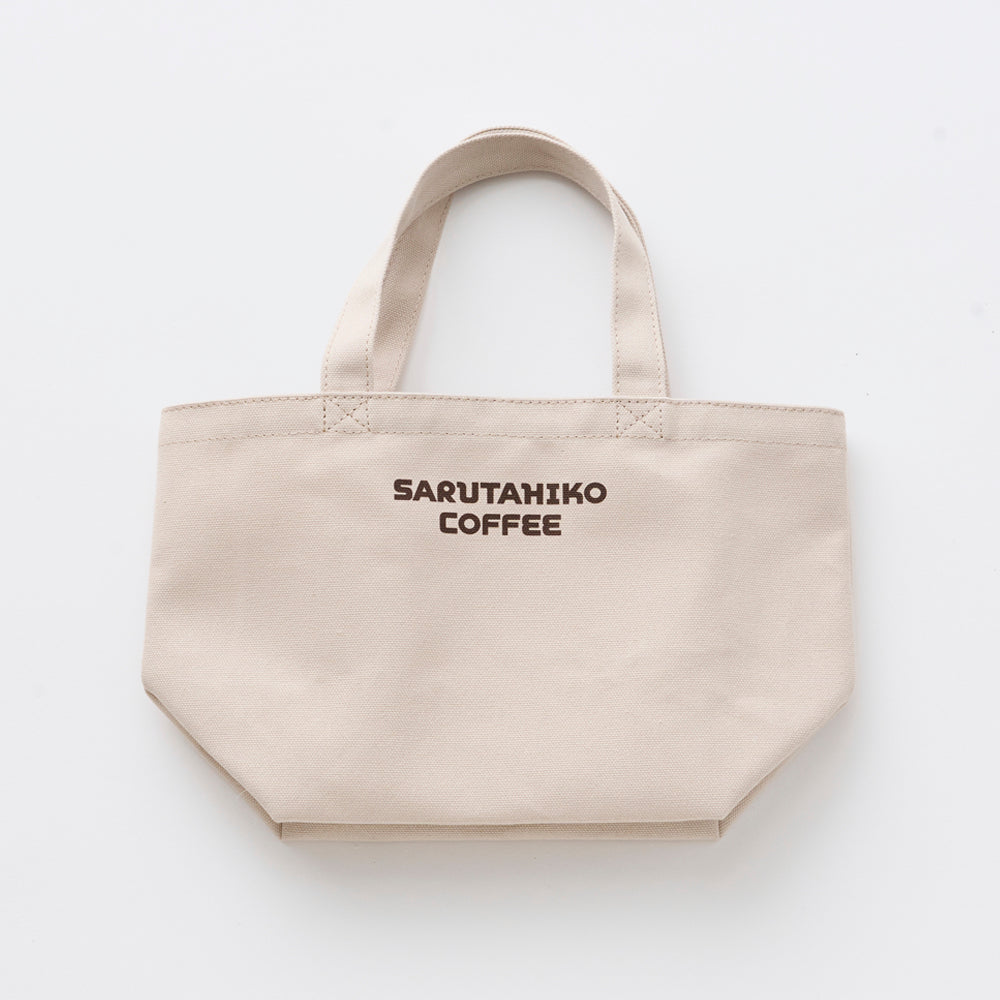 Coffee-dyed tote bag and mouton badge set